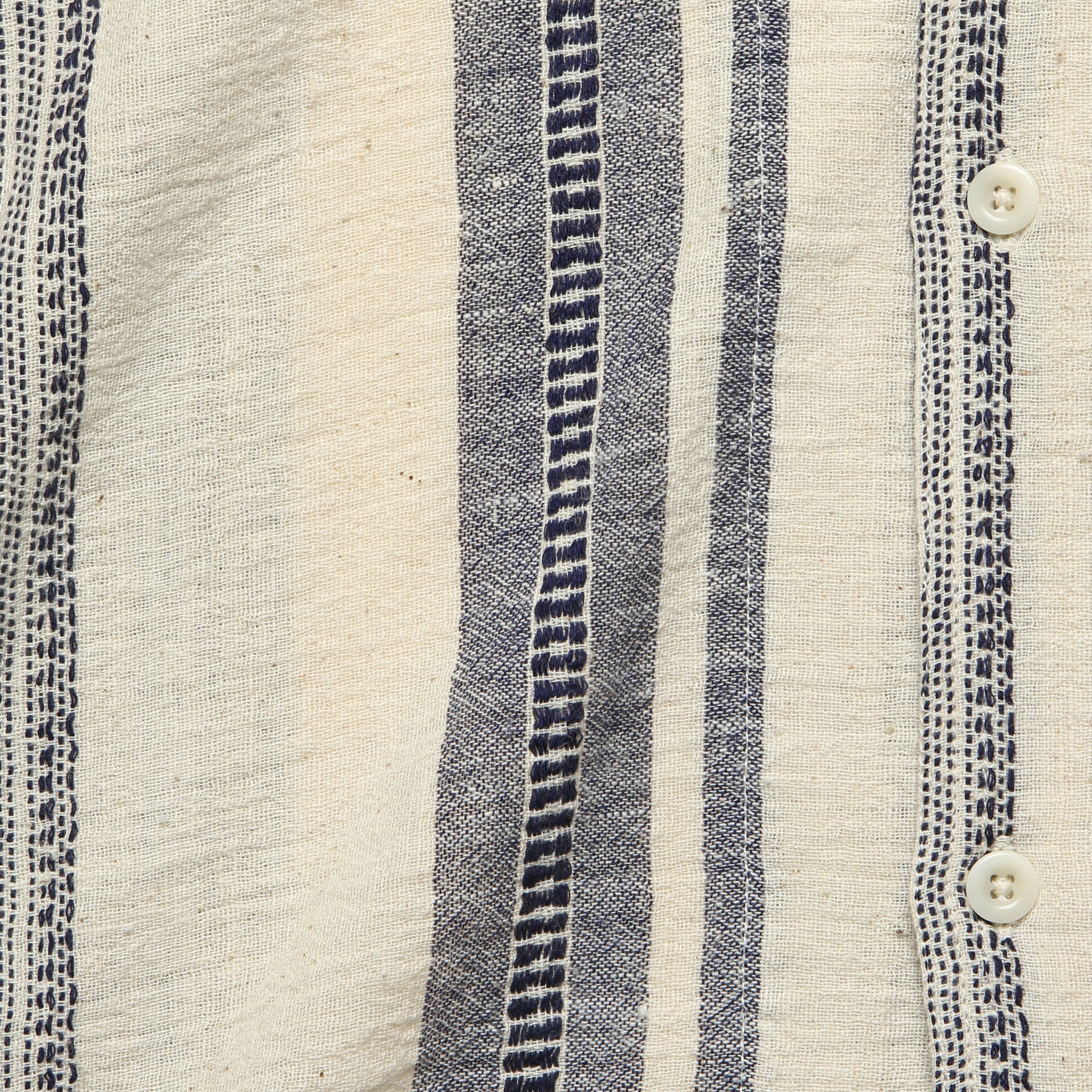 
                          Handwoven Stripe Shirt - Indigo - Kardo - STAG Provisions - Tops - S/S Woven - Stripe
                        