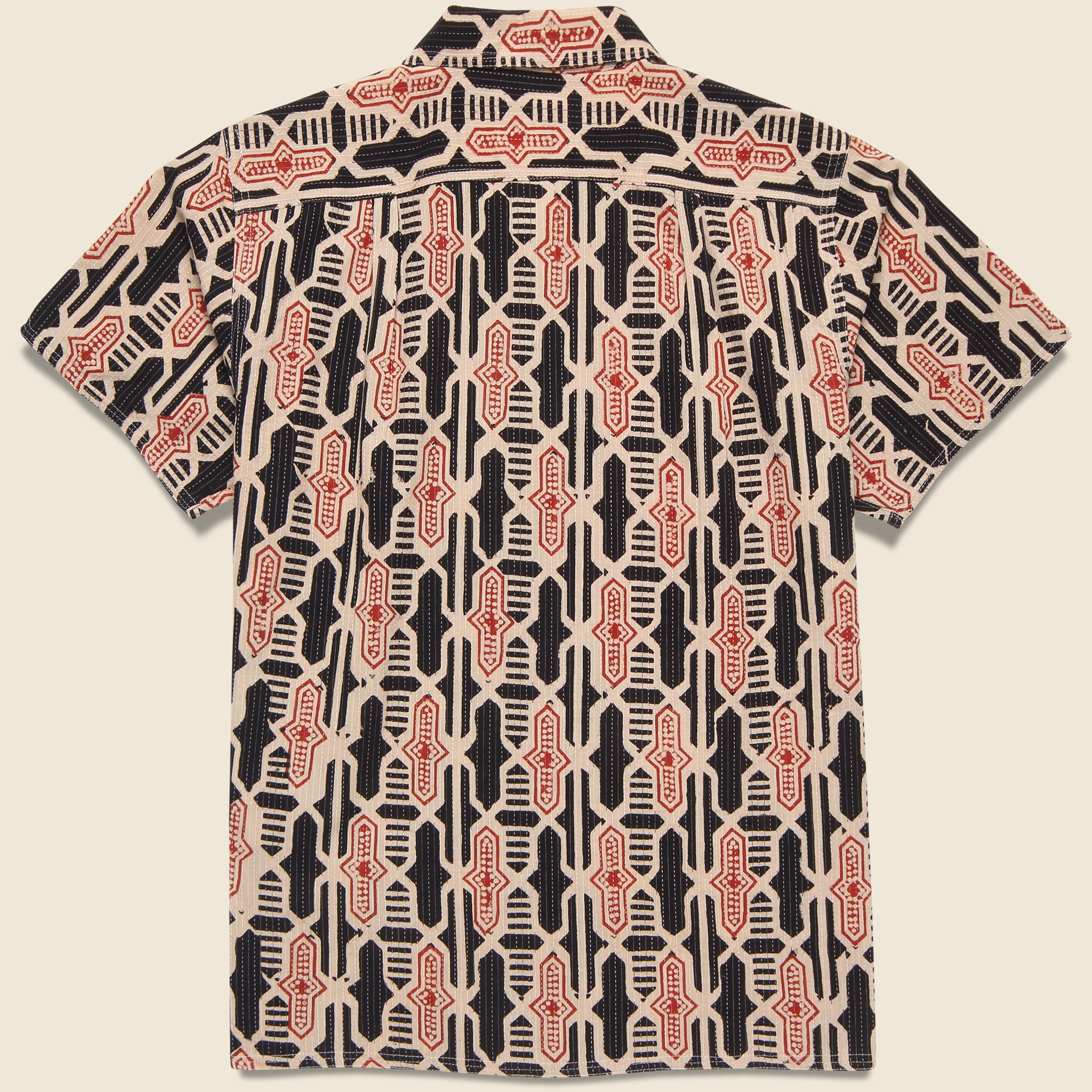 
                          Geo Tile Block Print Shirt - Multi - Kardo - STAG Provisions - Tops - S/S Woven - Other Pattern
                        