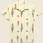 Floral Block Print Shirt - Cream - Kardo - STAG Provisions - Tops - S/S Woven - Floral