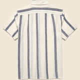 Handloom Striped Shirt - Blue - Kardo - STAG Provisions - Tops - S/S Woven - Stripe