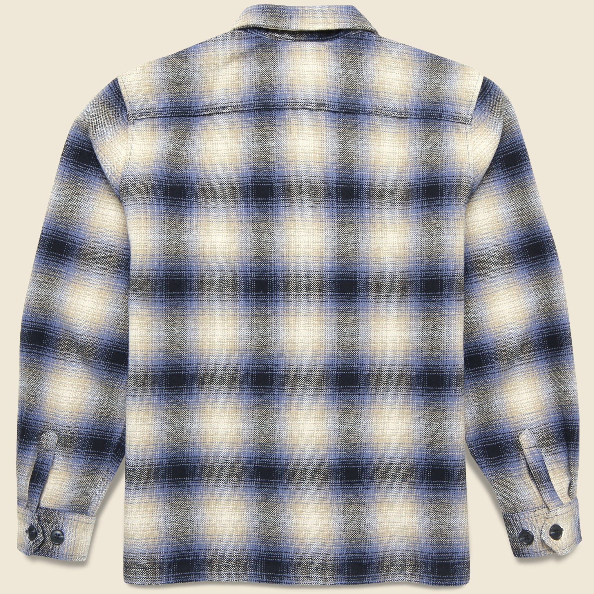 
                          Shiloh Flannel - Black/Blue Shadow Plaid - Katin - STAG Provisions - Tops - L/S Woven - Plaid
                        