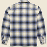 Shiloh Flannel - Black/Blue Shadow Plaid - Katin - STAG Provisions - Tops - L/S Woven - Plaid