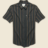 Alan Shirt - Black/Brown - Katin - STAG Provisions - Tops - S/S Woven - Stripe