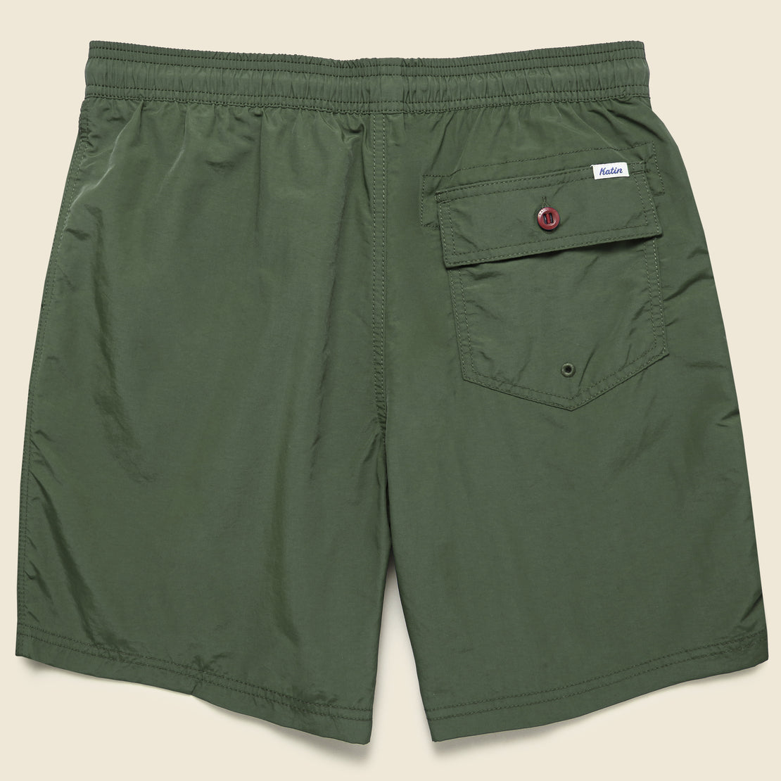 Poolside Volley Trunk - Olive - Katin - STAG Provisions - Shorts - Swim