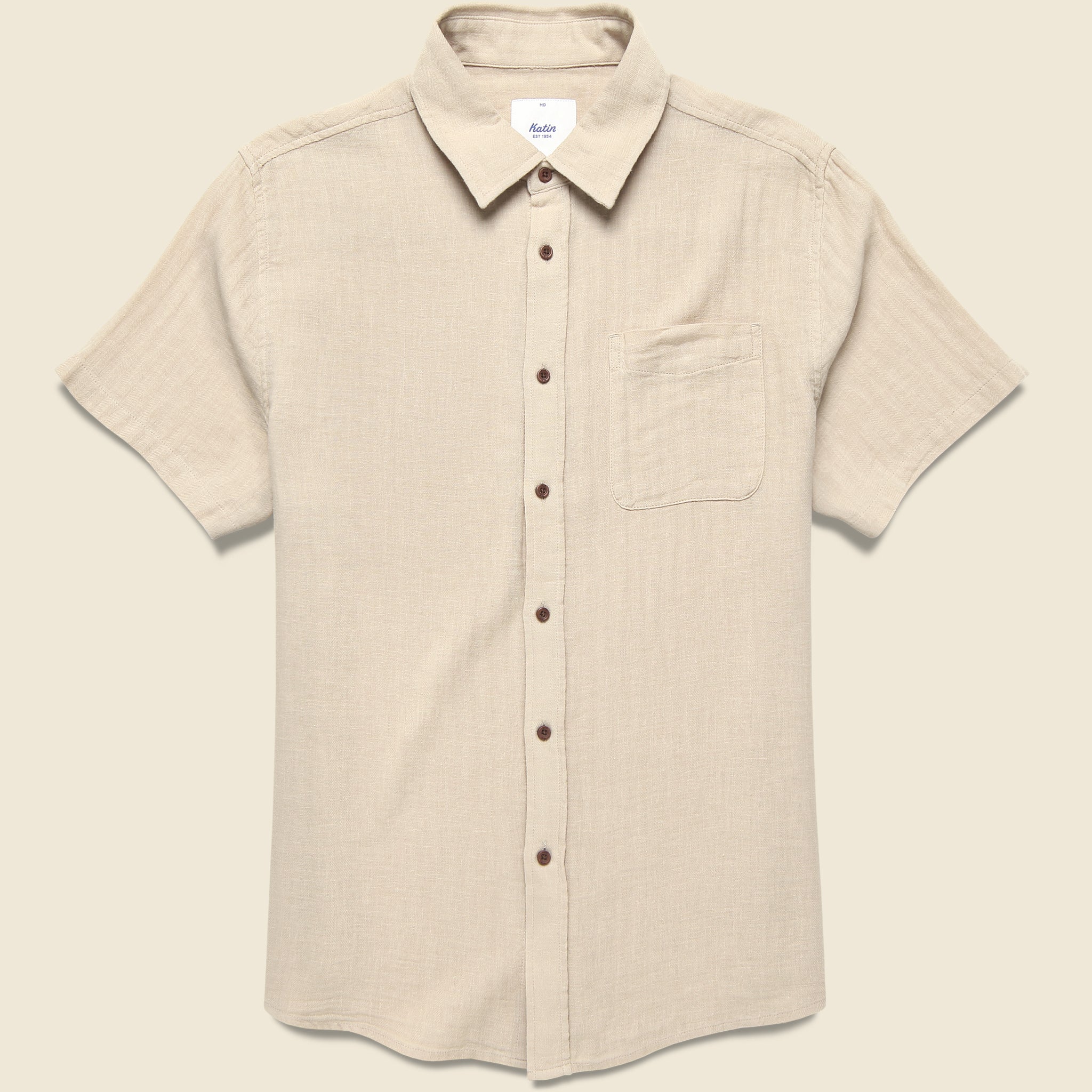 Alan Solid Shirt - Light Gray - Katin - STAG Provisions - Tops - S/S Woven - Solid