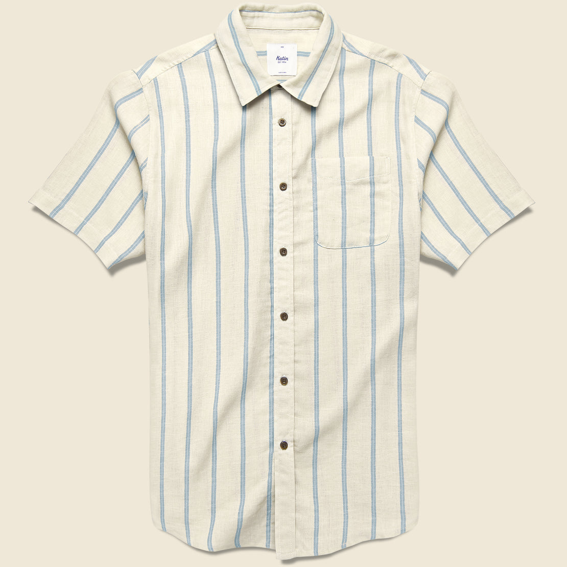 Katin Alan Shirt - Vintage White/Light Blue