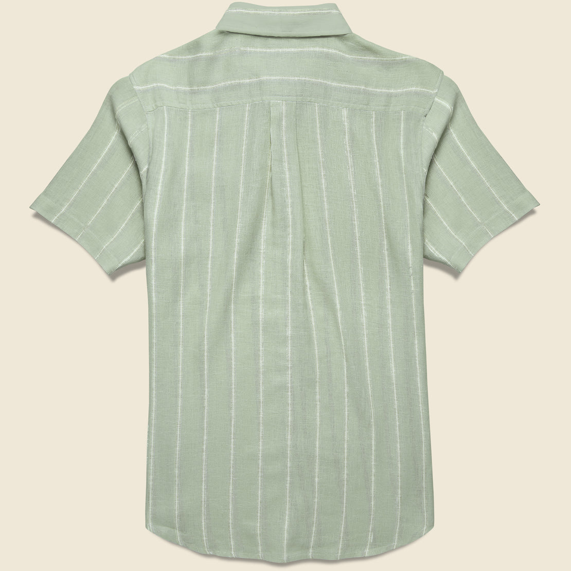 Alan Shirt - Desert Sage/Off White - Katin - STAG Provisions - Tops - S/S Woven - Stripe
