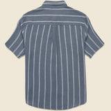 Alan Stripe Shirt - Tempest Blue - Katin - STAG Provisions - Tops - S/S Woven - Stripe