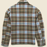 Dunes Wool Shirt Jacket - Green Plaid - Knickerbocker - STAG Provisions - Outerwear - Shirt Jacket