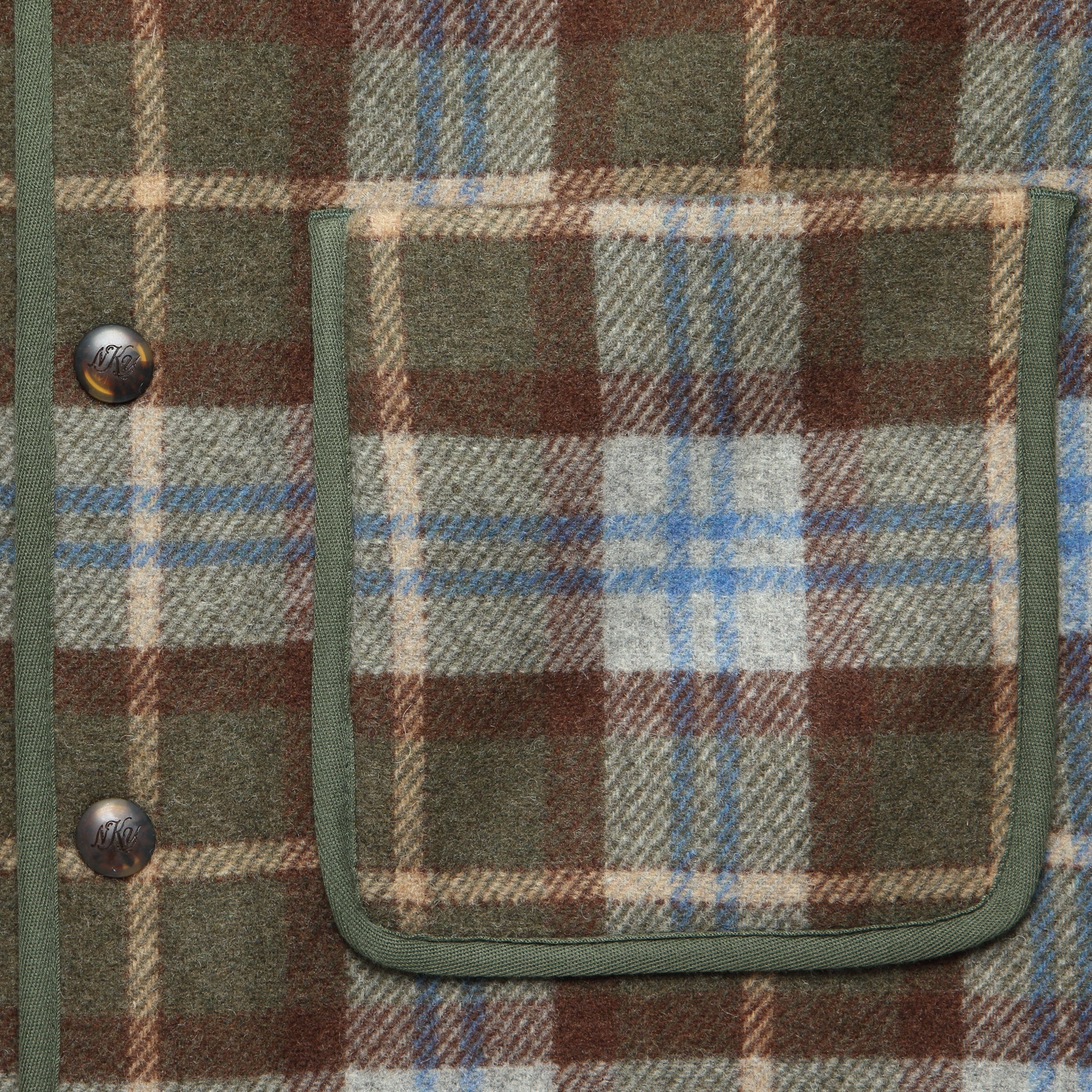 
                          Dunes Wool Shirt Jacket - Green Plaid - Knickerbocker - STAG Provisions - Outerwear - Shirt Jacket
                        