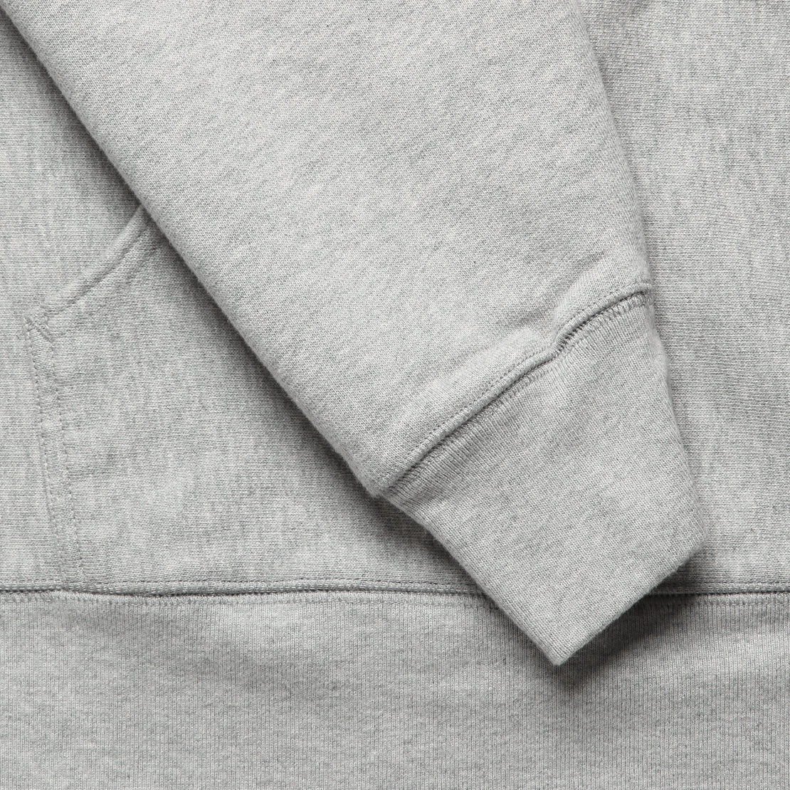 Arctic Knit Hoodie - Heather Grey - Knickerbocker - STAG Provisions - Tops - Fleece / Sweatshirt
