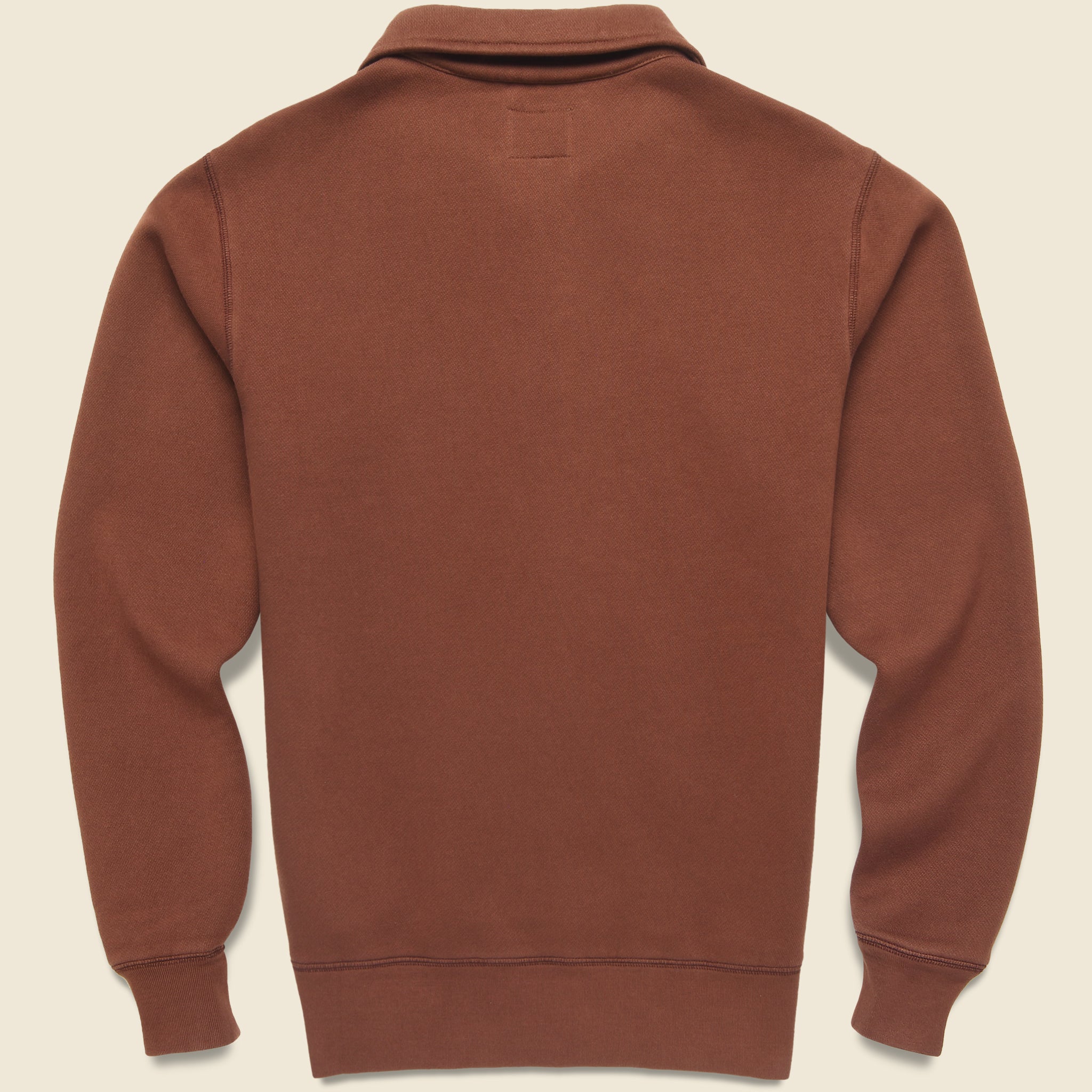 50s Quarter Zip - Brown - Knickerbocker - STAG Provisions - Tops - Fleece / Sweatshirt