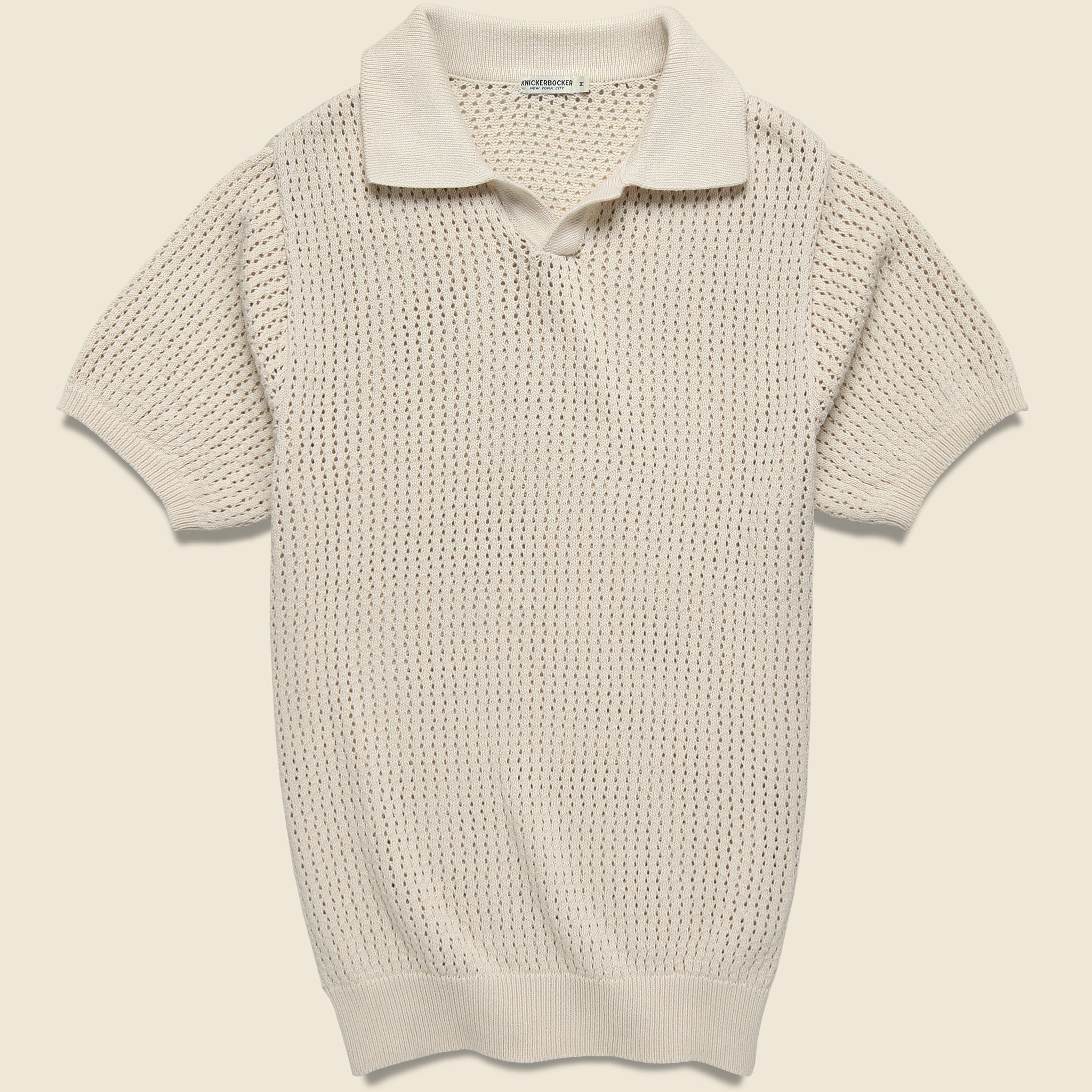 Yuma Polo - Bone - Knickerbocker - STAG Provisions - Tops - S/S Knit