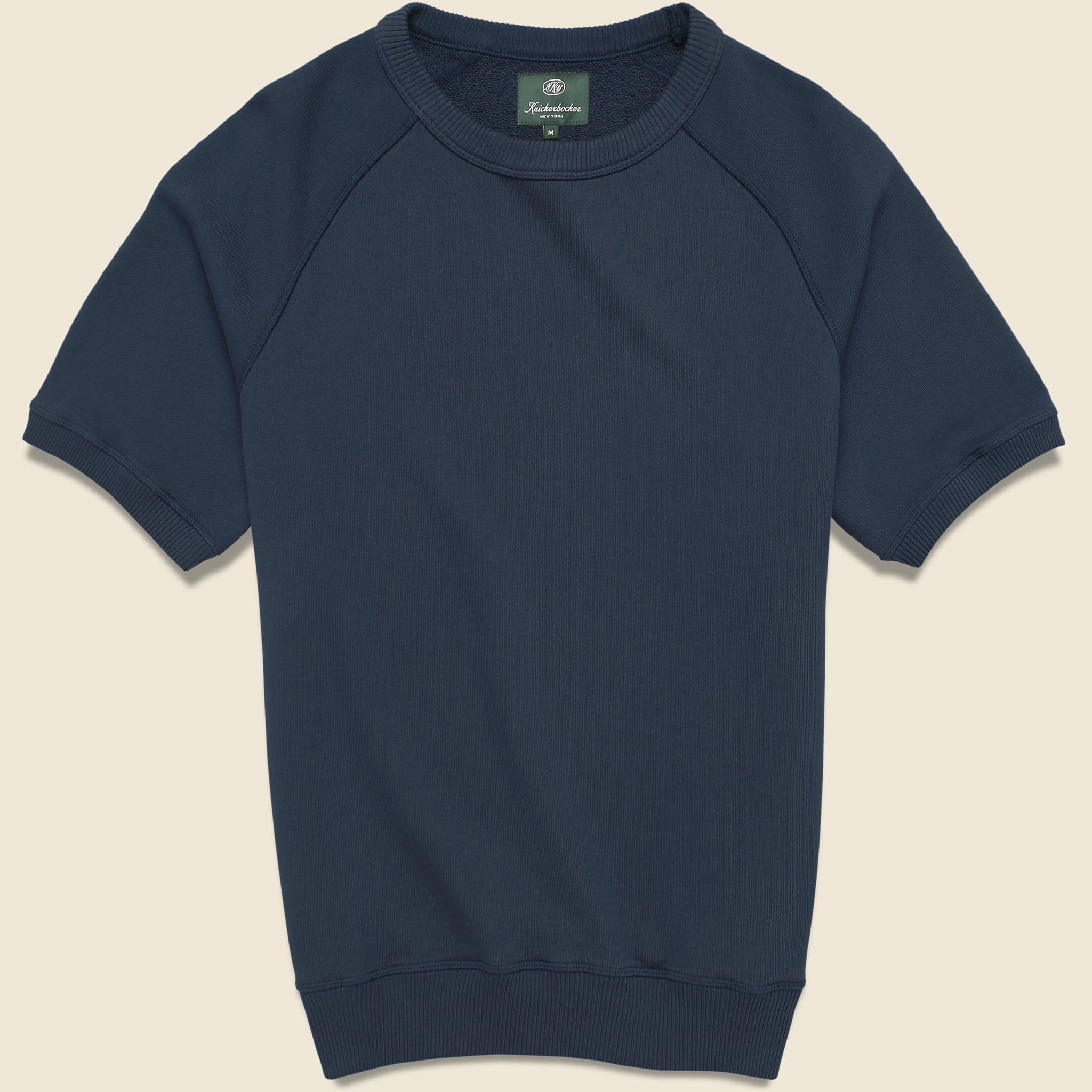 Raglan Runner Crew Sweatshirt - Blue - Knickerbocker - STAG Provisions - Tops - Fleece / Sweatshirt