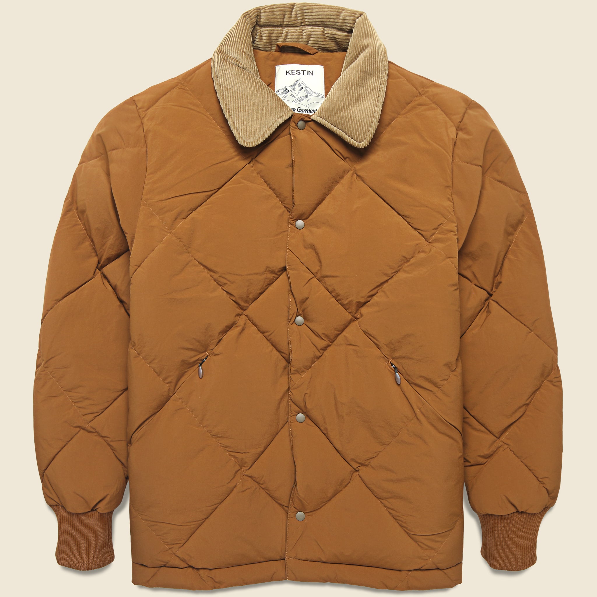 Dunbar Padded Jacket - Tobacco - Kestin - STAG Provisions - Outerwear - Coat / Jacket