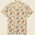 Crammond Shirt - Ecru Thistle Print - Kestin - STAG Provisions - Tops - S/S Woven - Seersucker