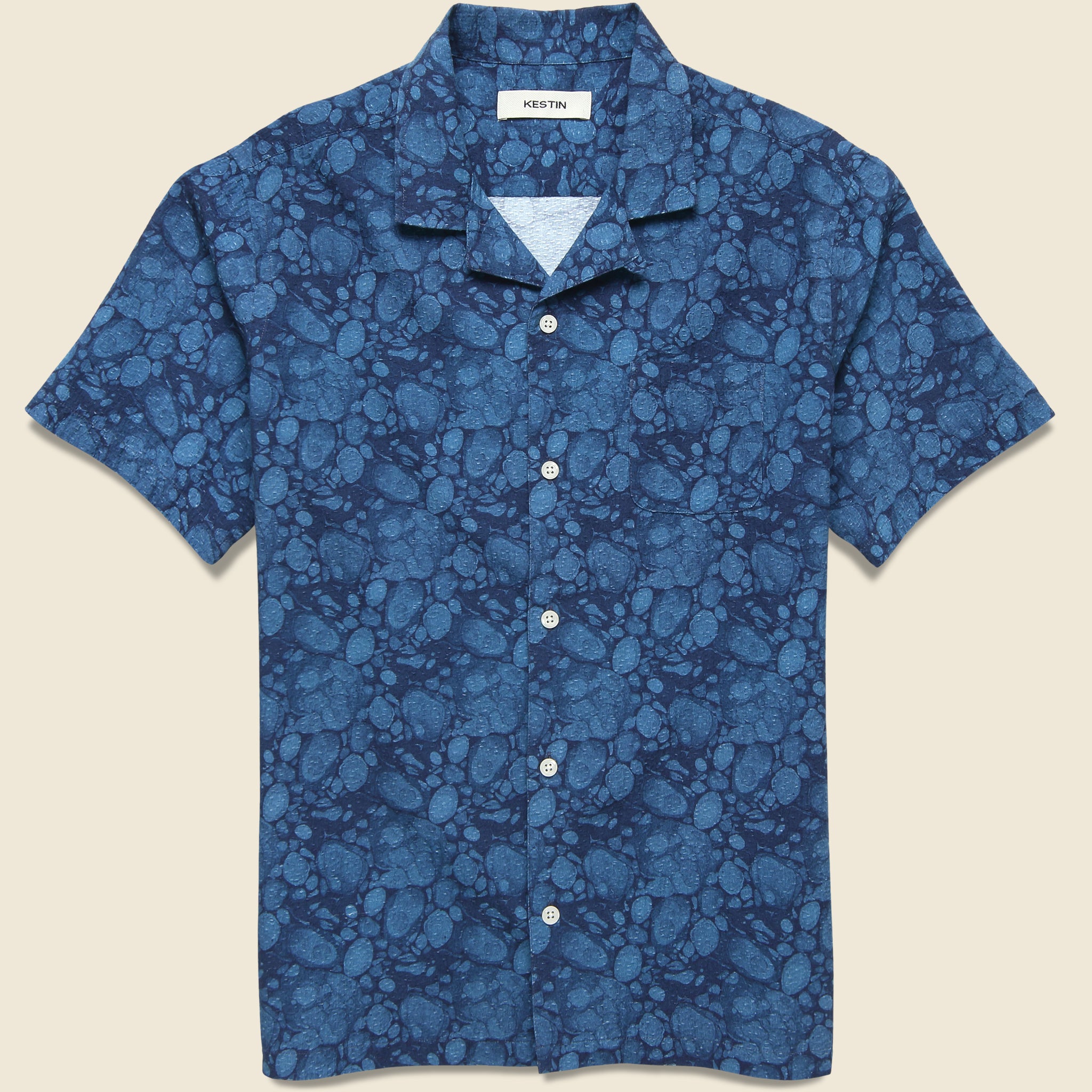 Crammond Shirt - Blue Marble