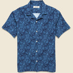 Crammond Shirt - Blue Marble - Kestin - STAG Provisions - Tops - S/S Woven - Other Pattern