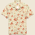 Crammond Shirt - Ecru Floral - Kestin - STAG Provisions - Tops - S/S Woven - Other Pattern