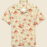 Crammond Shirt - Ecru Floral - Kestin - STAG Provisions - Tops - S/S Woven - Other Pattern