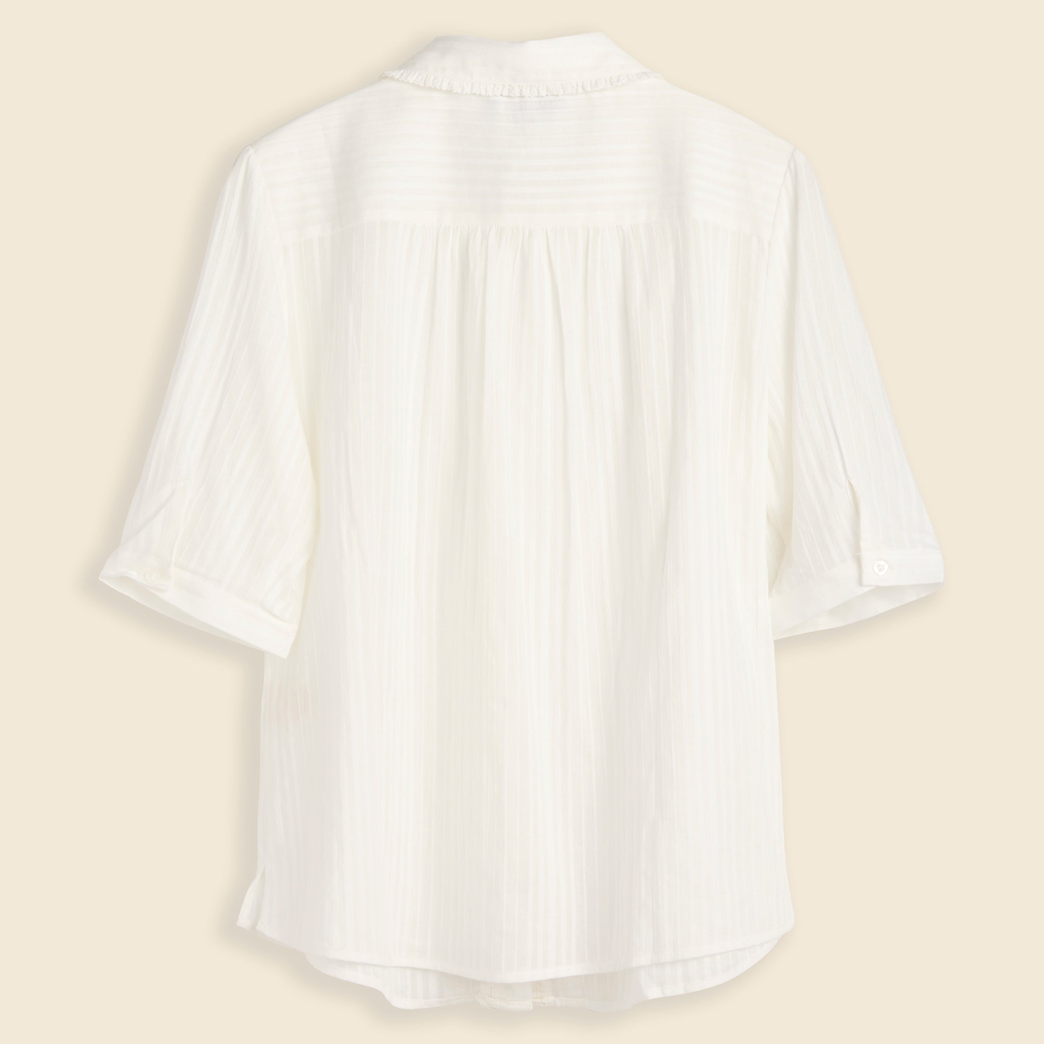 
                          Chelsy Seersucker Blouse - Off White - Le Mont Saint Michel - STAG Provisions - W - Tops - L/S Woven
                        