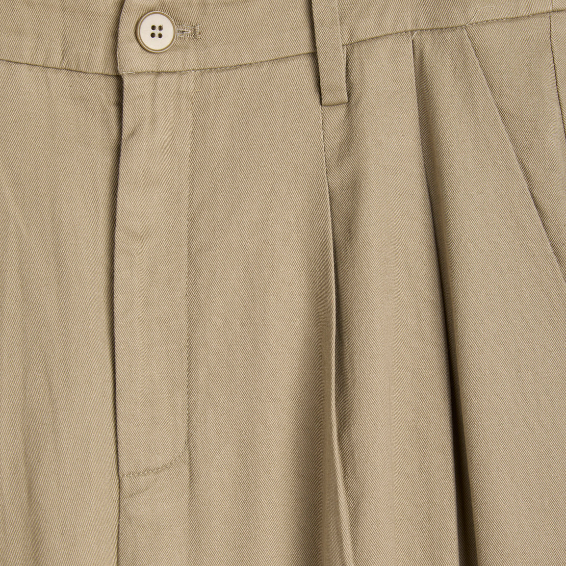 Prima Cotton Dart Pants - Khaki - Le Mont Saint Michel - STAG Provisions - W - Pants - Twill