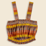 Emilia Striped Crop Top - Orange Multi - Le Mont Saint Michel - STAG Provisions - W - Tops - Sleeveless