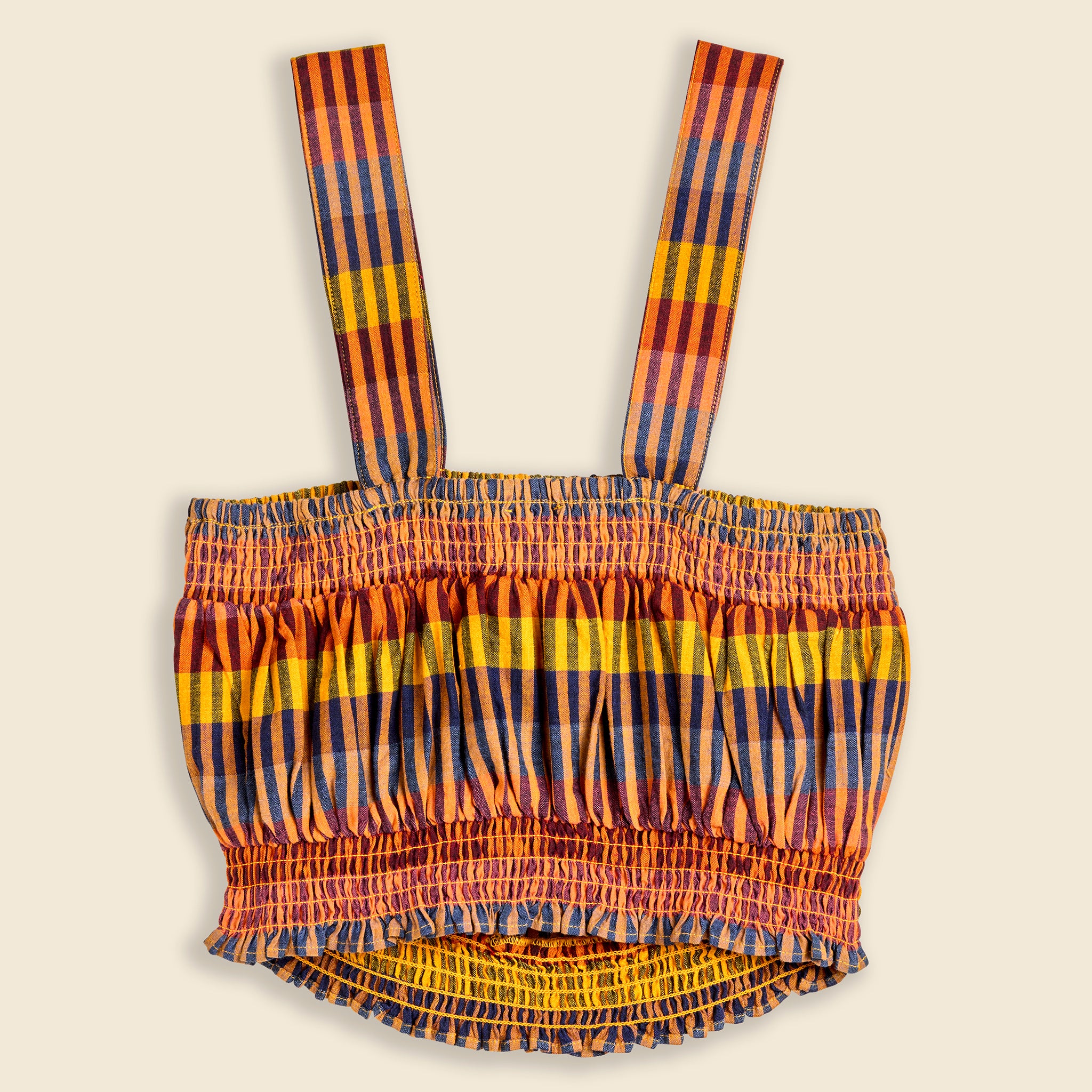 
                          Emilia Striped Crop Top - Orange Multi - Le Mont Saint Michel - STAG Provisions - W - Tops - Sleeveless
                        