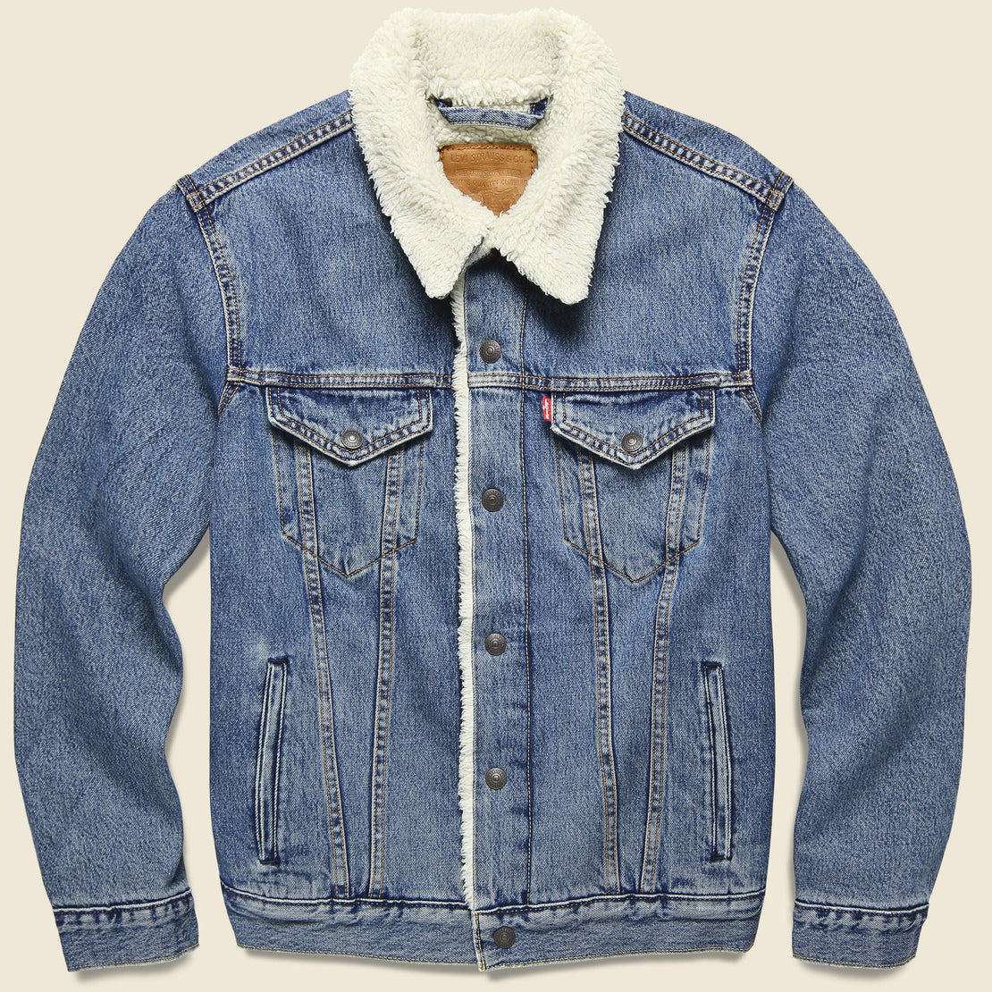Levi's Type 3 Sherpa Trucker Jacket - Veste En Jean Doublée Sherpa - Modèle Ermine - Taille XXL - 7