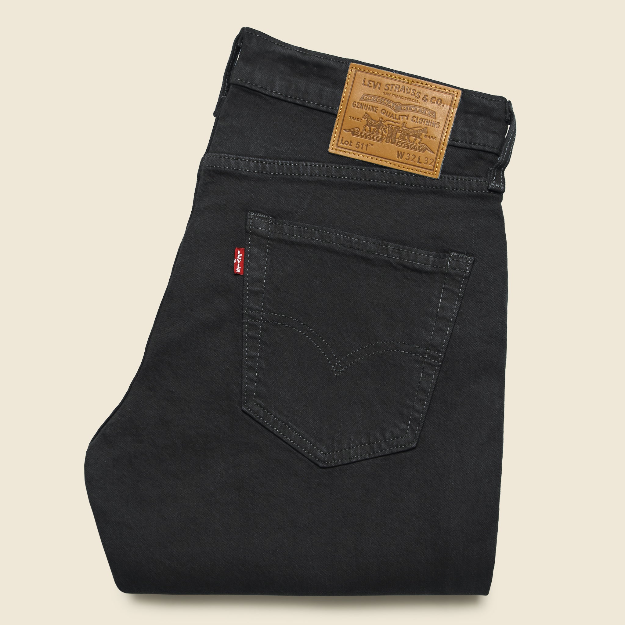 
                          511 Slim Jean - Black Leaf - Levis Premium - STAG Provisions - Pants - Denim
                        