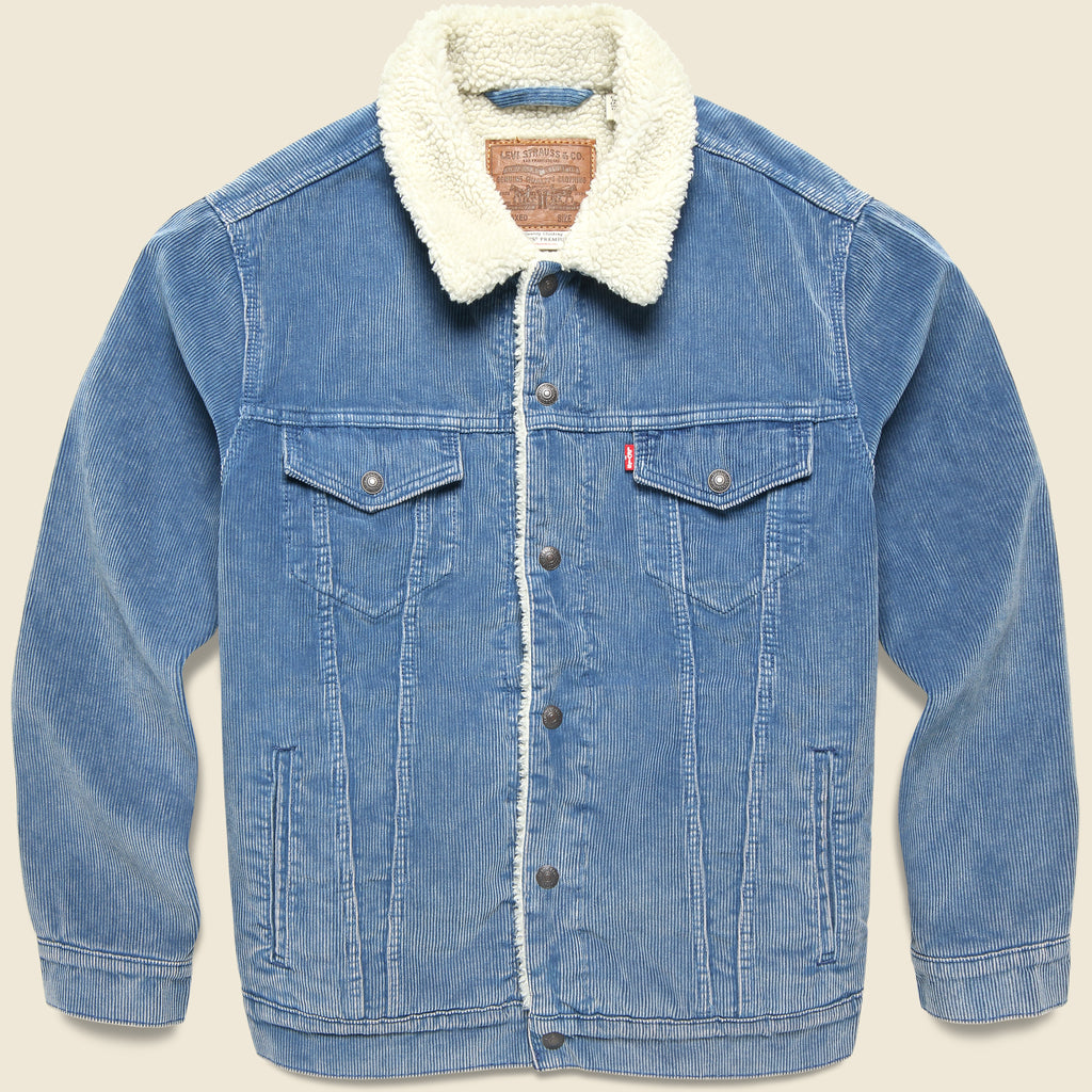 Levi's Denim Jacket Corduroy Collar Levi's Trucker Cord