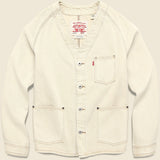 Union Engineer Cardigan - Vintage Ecru - Levis Premium - STAG Provisions - Outerwear - Coat / Jacket