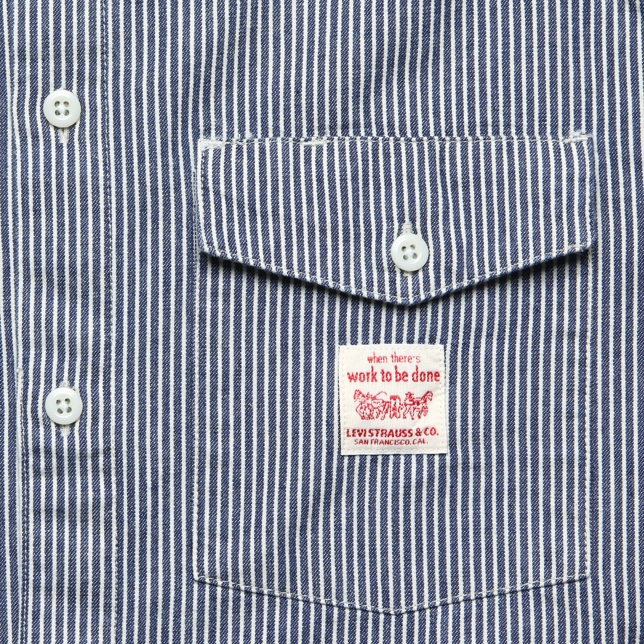 
                          Worker Shirt - Washington Stripe
                        