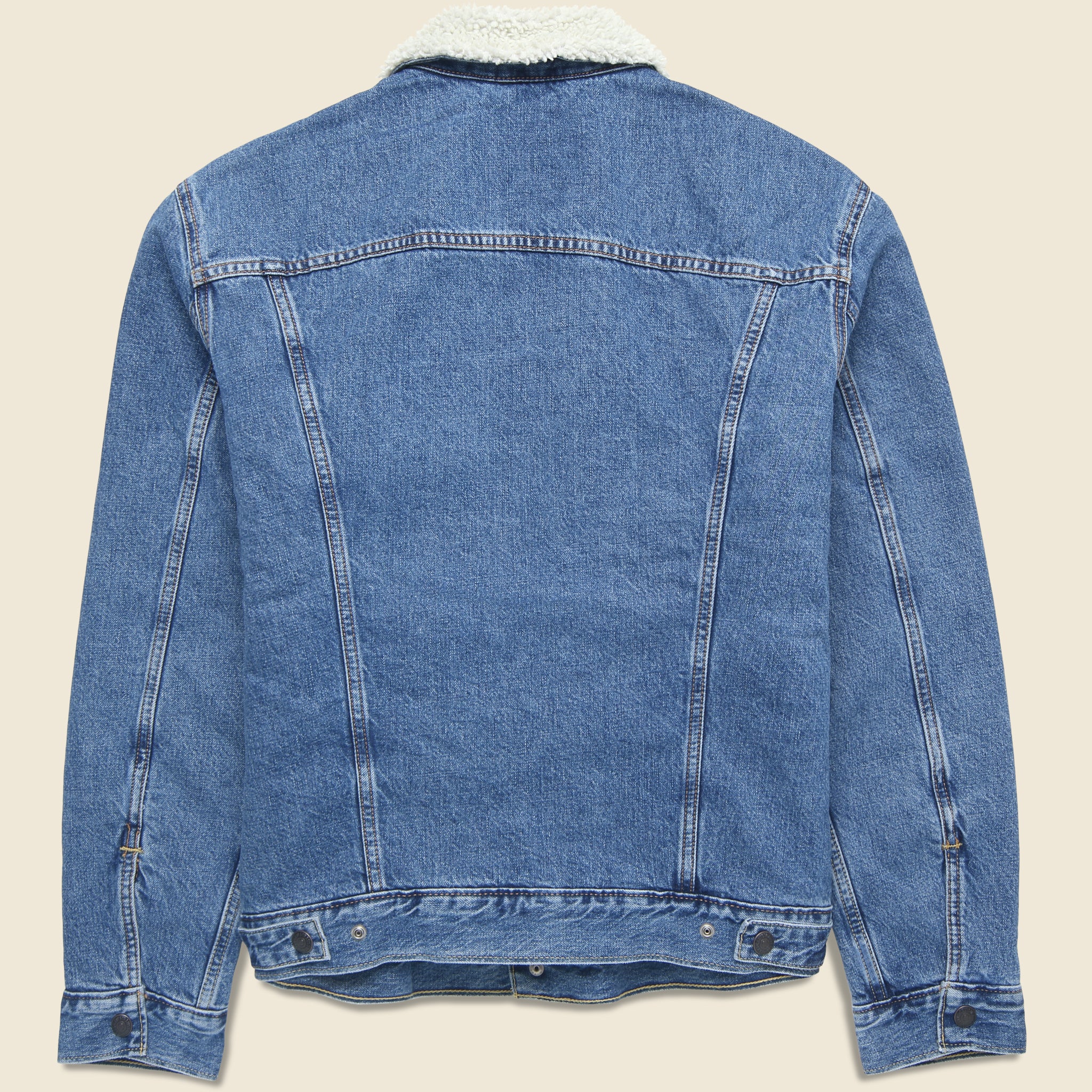 
                          Type III Sherpa Trucker Jacket - Washed Away - Levis Premium - STAG Provisions - Outerwear - Coat / Jacket
                        