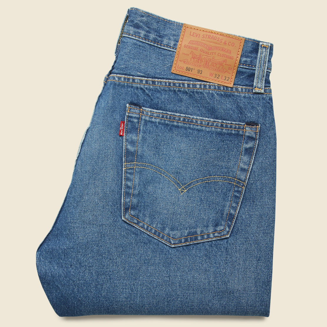 501 '93 Straight Jean - Ghostride - Levis Premium - STAG Provisions - Pants - Denim