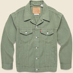 Trucker Jacket - Deep Lichen - Levis Premium - STAG Provisions - Outerwear - Coat / Jacket