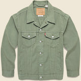 Trucker Jacket - Deep Lichen - Levis Premium - STAG Provisions - Outerwear - Coat / Jacket