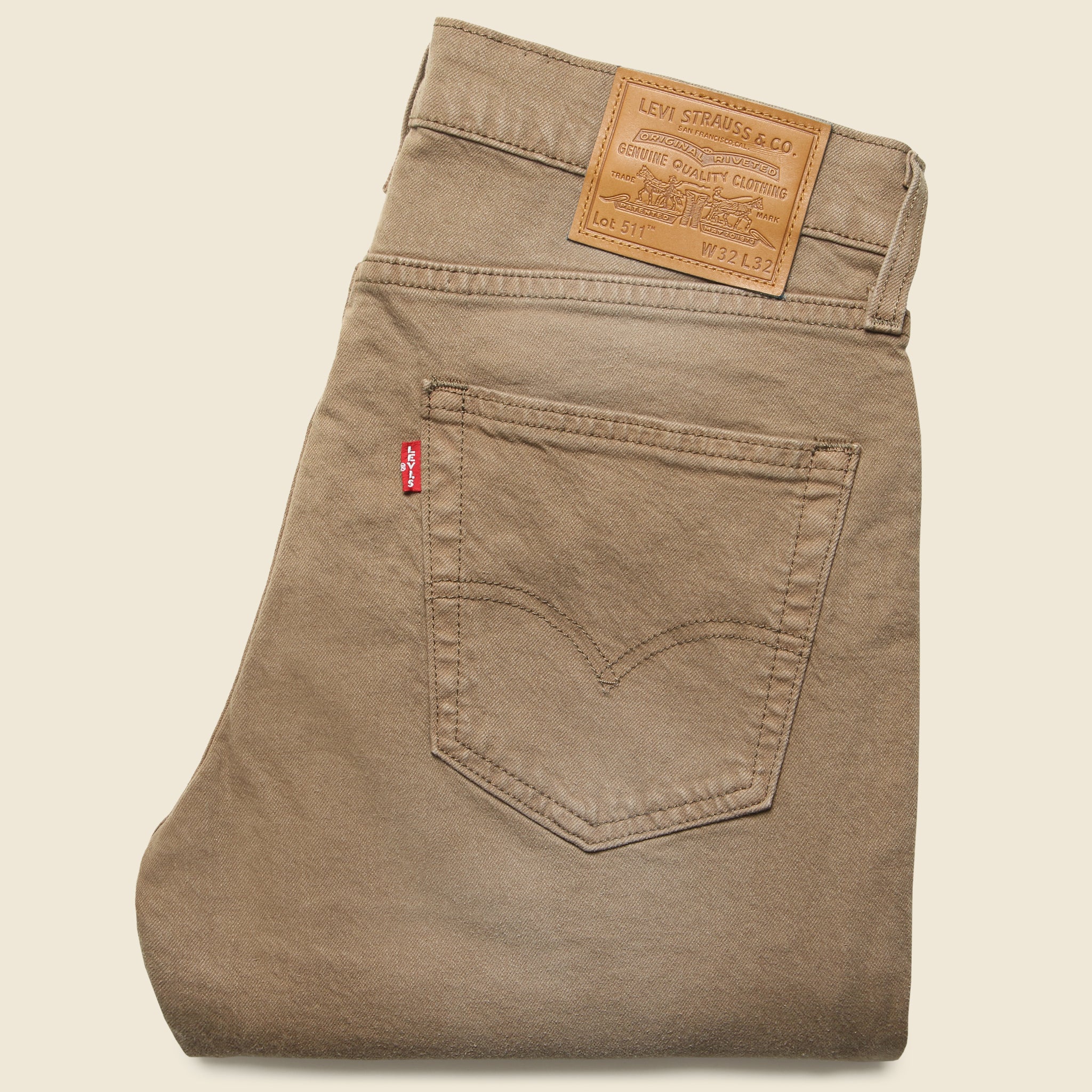 
                          511 Slim Jean - Ash Tree Brown - Levis Premium - STAG Provisions - Pants - Denim
                        