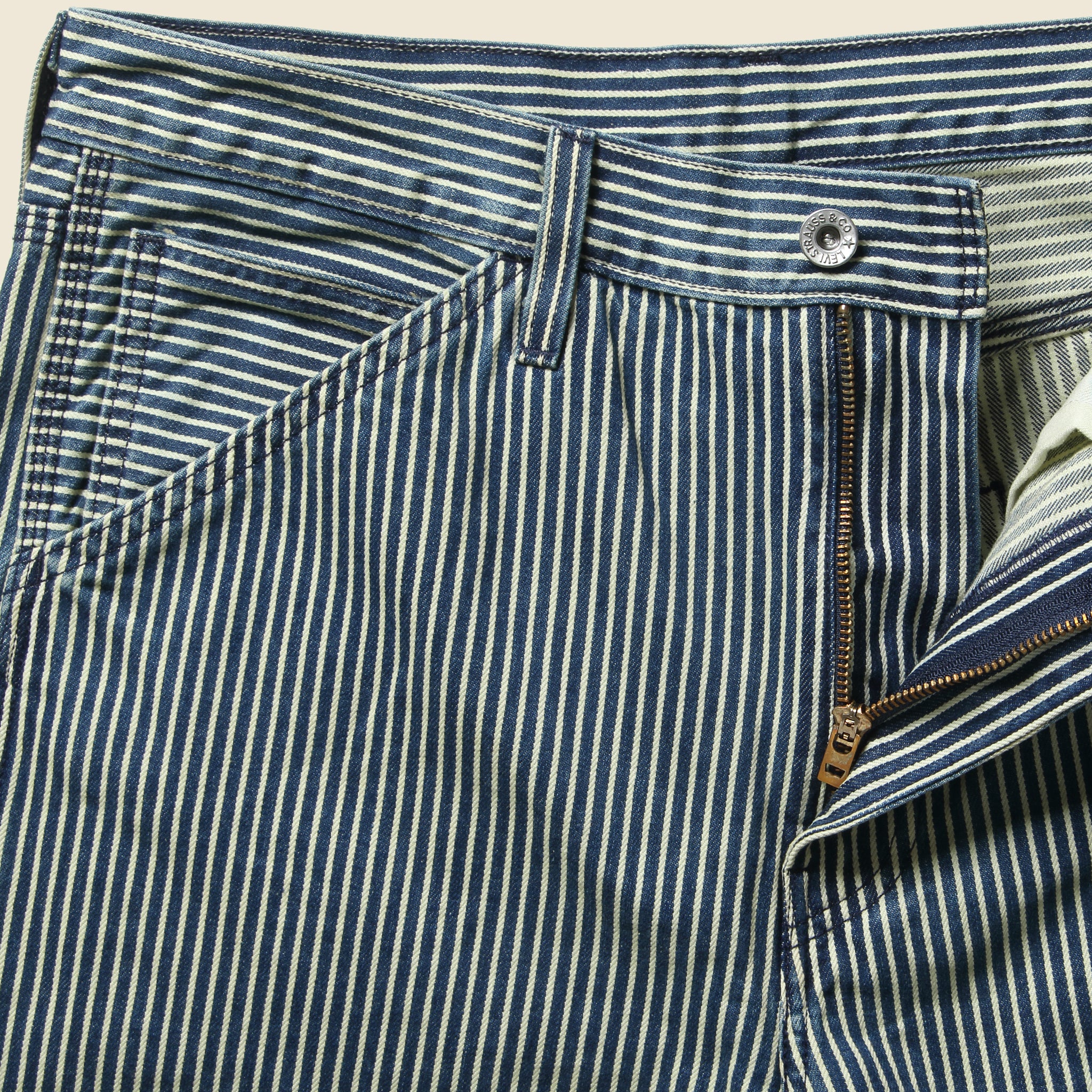 
                          568 Carpenter Pant - Aged Railroad Stripe
                        
