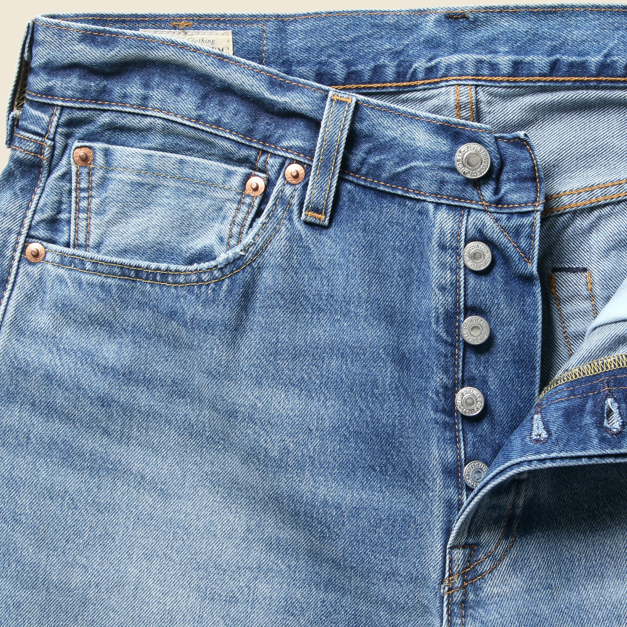 
                          501 Original Straight Jean - Beautiful Disaster Selvedge - Levis Premium - STAG Provisions - Pants - Denim
                        