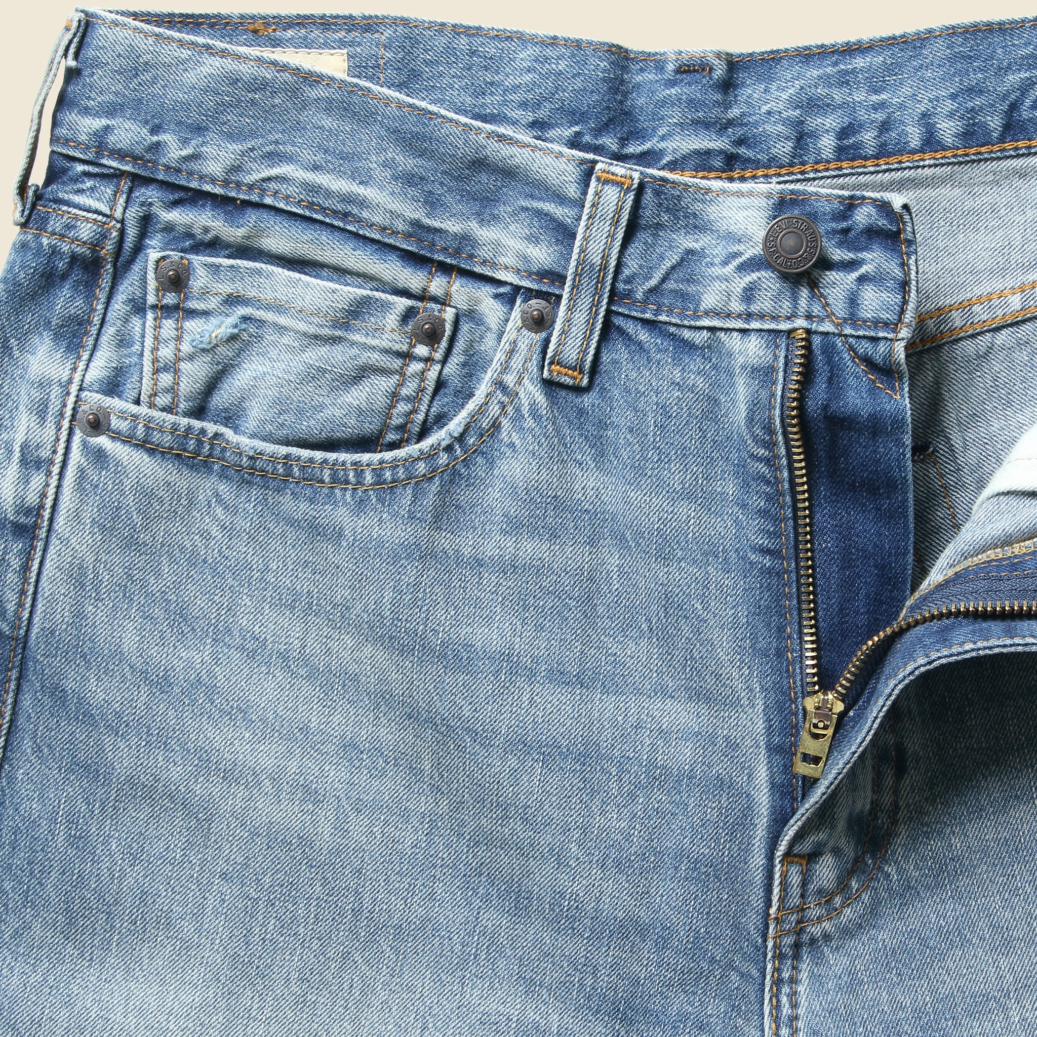 
                          505 Regular Jean - Back At It Selvedge - Levis Premium - STAG Provisions - Pants - Denim
                        