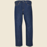1980s 501 Straight Jean - Dark Rinse - Levis Blue Tab - STAG Provisions - Pants - Denim