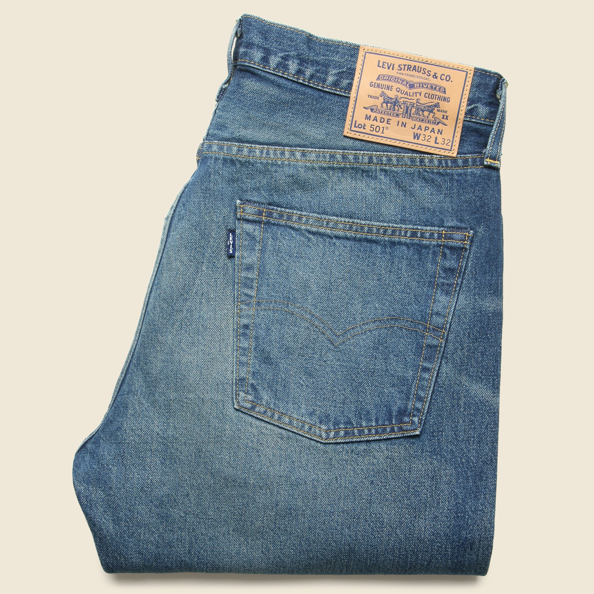 
                          501 Straight Jean - Steel - Levi&#39;s Made in Japan - STAG Provisions - Pants - Denim
                        