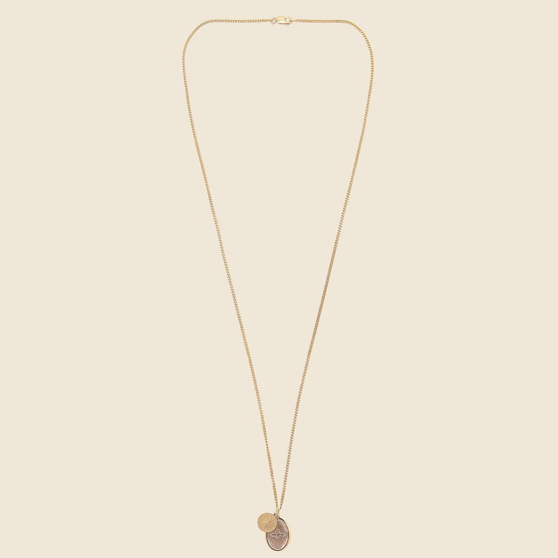 Mini Dove Pendant - Gold Vermeil/Sand Enamel - Miansai - STAG Provisions - Accessories - Necklaces