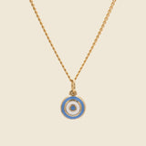 Ojos Pendant - Gold Vermeil/Sky Blue Enamel - Miansai - STAG Provisions - Accessories - Necklaces