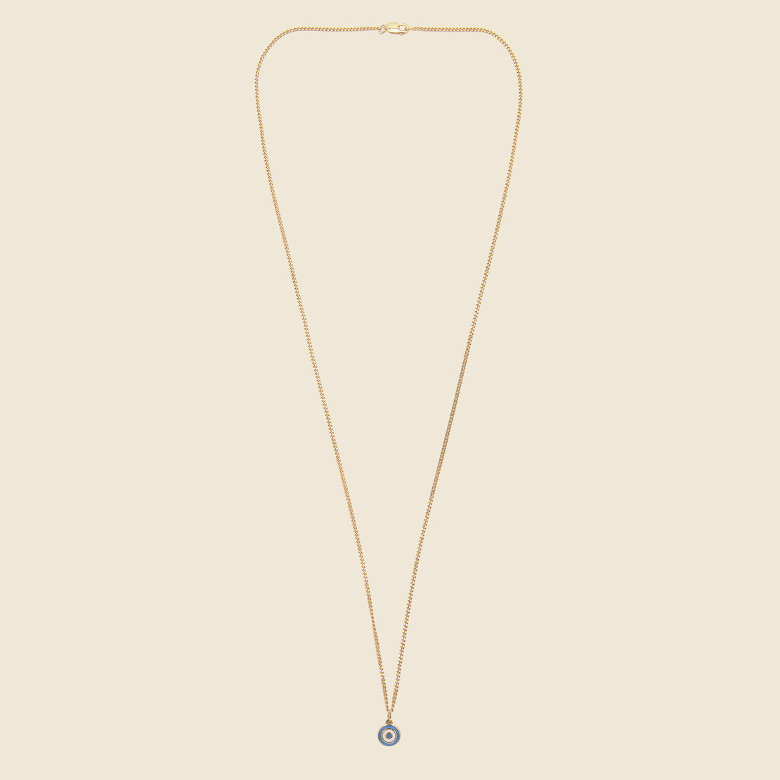 Ojos Pendant - Gold Vermeil/Sky Blue Enamel - Miansai - STAG Provisions - Accessories - Necklaces