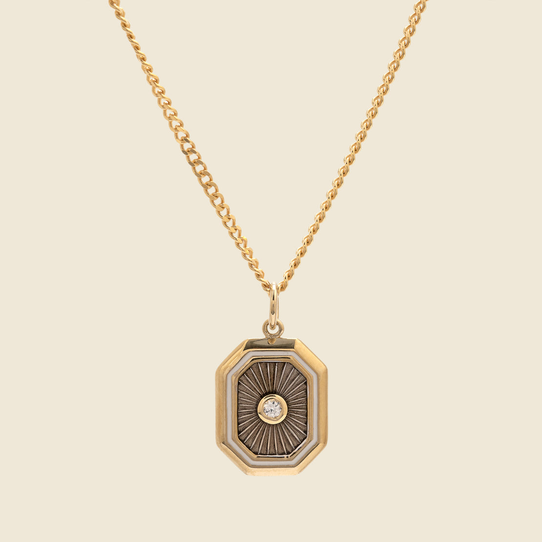 Miansai Umbra Pendant - Gold Vermeil/Sapphire