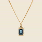 Valor Pendant - Gold Vermeil/Blue Topaz - Miansai - STAG Provisions - Accessories - Necklaces