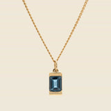 Valor Pendant - Gold Vermeil/Blue Topaz - Miansai - STAG Provisions - Accessories - Necklaces