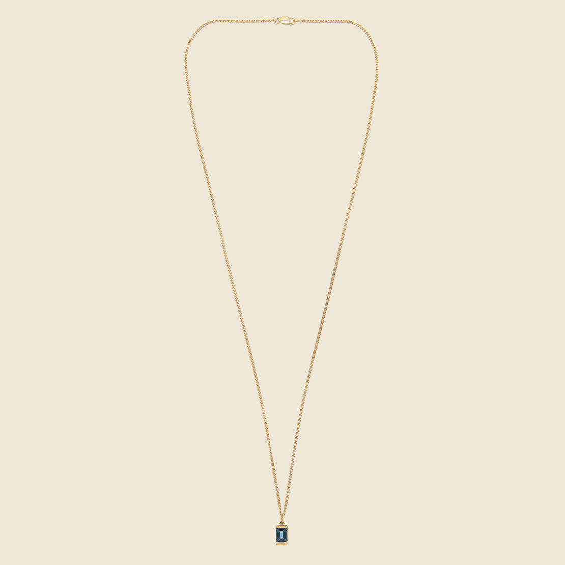 Valor Pendant - Gold Vermeil/Blue Topaz - Miansai - STAG Provisions - Accessories - Necklaces